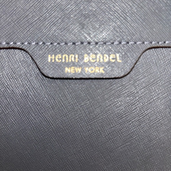 Henri Bendel Charcoal Satchel Bag - Picture 5 of 13